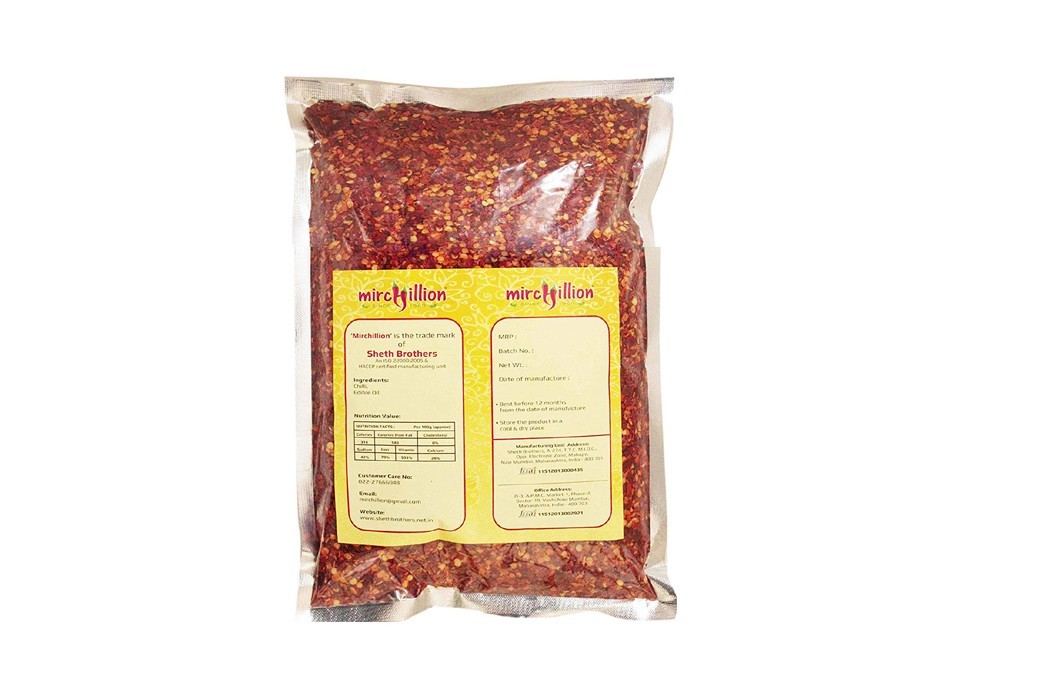 Mirchillion Premium Red Chilli Flakes    Pack  1 kilogram